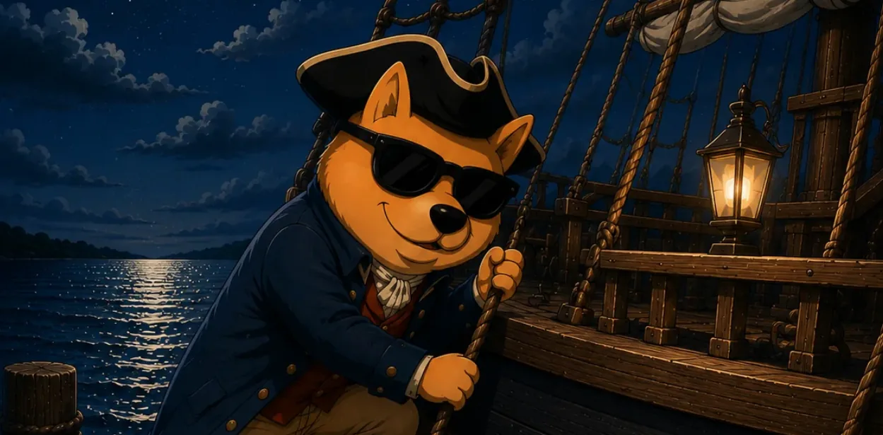 dogbear dumping the tea